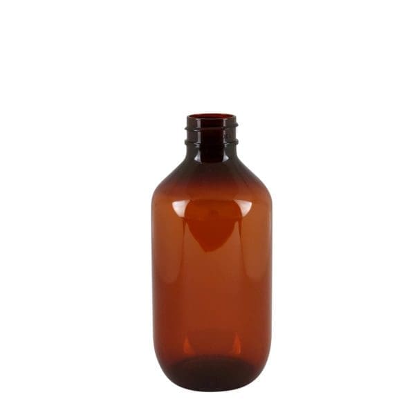 Pbpet500Ba Boston Fluted Pet 300Ml 28410 Amber