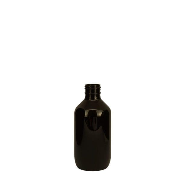 Pbpet180 Pet Bottle Boston Flute Amber 180Ml 24410