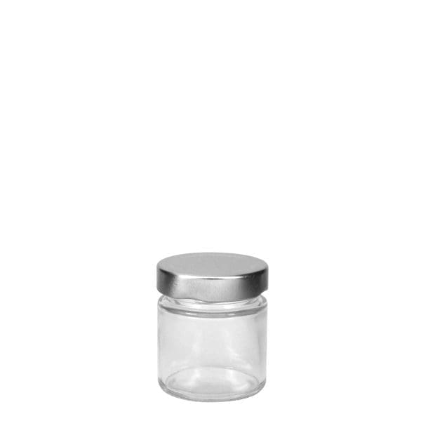 A040300100 Round Ergo Jar 100Ml Silver