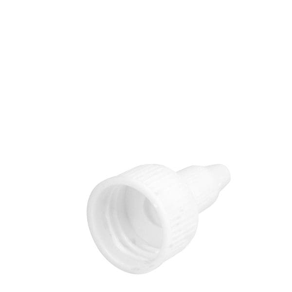 A010600101 Spout Cap 20 415 White Twist 1