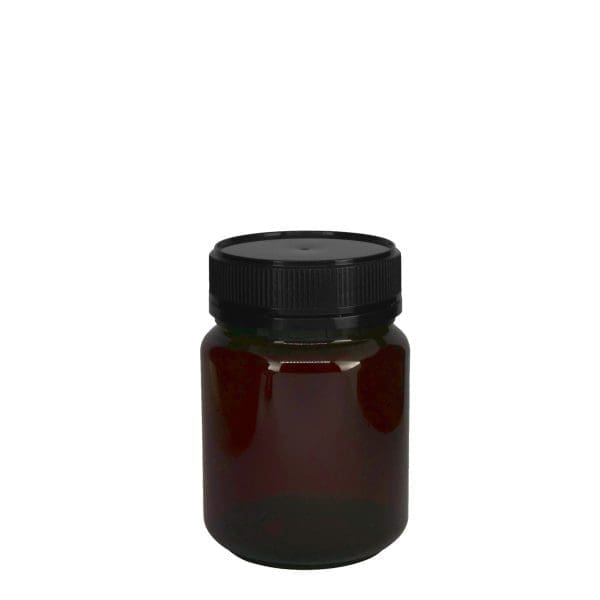 A060200319 Round Pet Jar Amber 270Ml 2