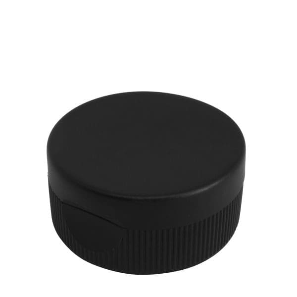 A010301102 Flip Top Cap 53Mm With Valve Black