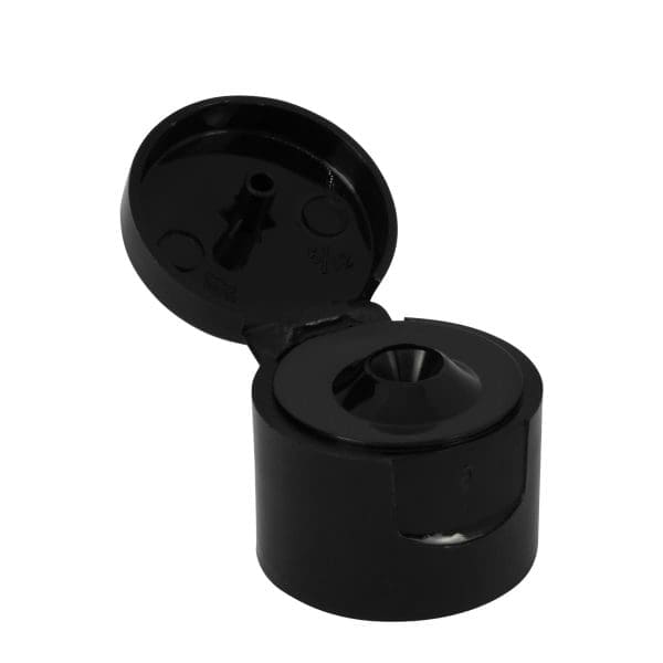 A010300102 Flip Top Cap Smooth 20 410 Black 1