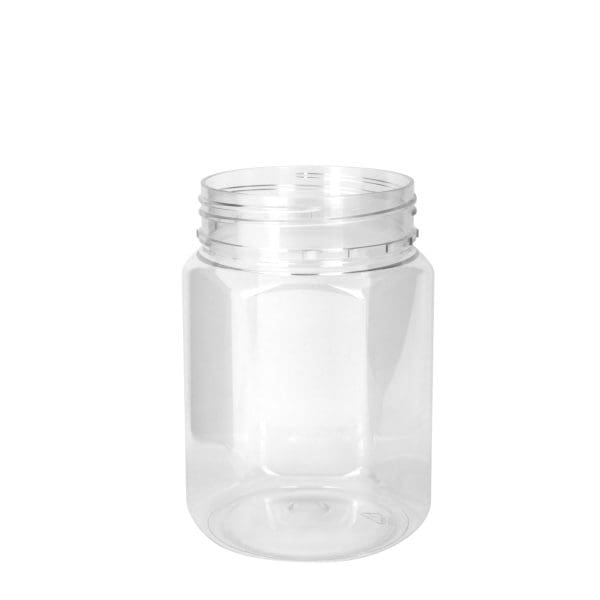 Hexagonal Pet Jar 800Ml/1Kg *