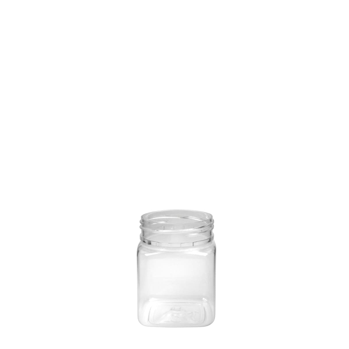 Square Pet Jar 200ml/250g (new) * 2 Square Pet Jar 200ml/250g (new) *